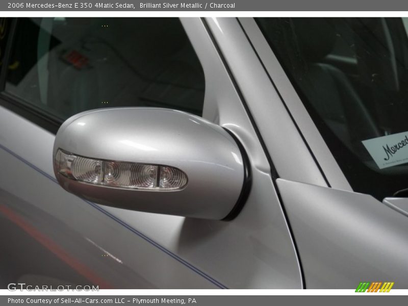 Brilliant Silver Metallic / Charcoal 2006 Mercedes-Benz E 350 4Matic Sedan