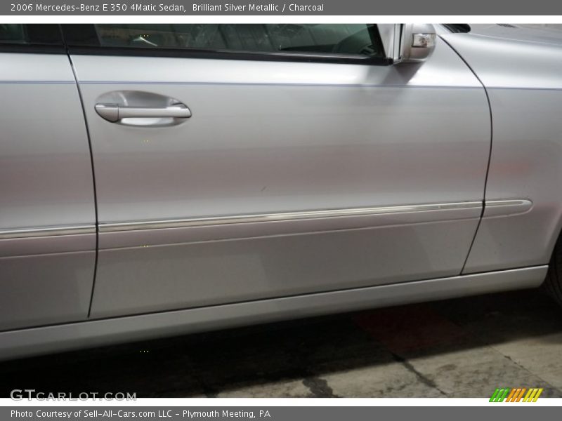 Brilliant Silver Metallic / Charcoal 2006 Mercedes-Benz E 350 4Matic Sedan