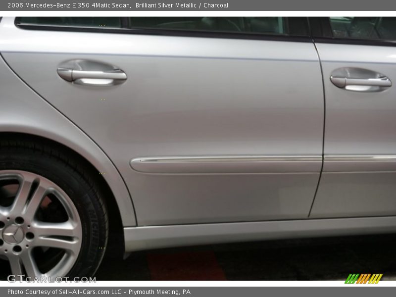 Brilliant Silver Metallic / Charcoal 2006 Mercedes-Benz E 350 4Matic Sedan