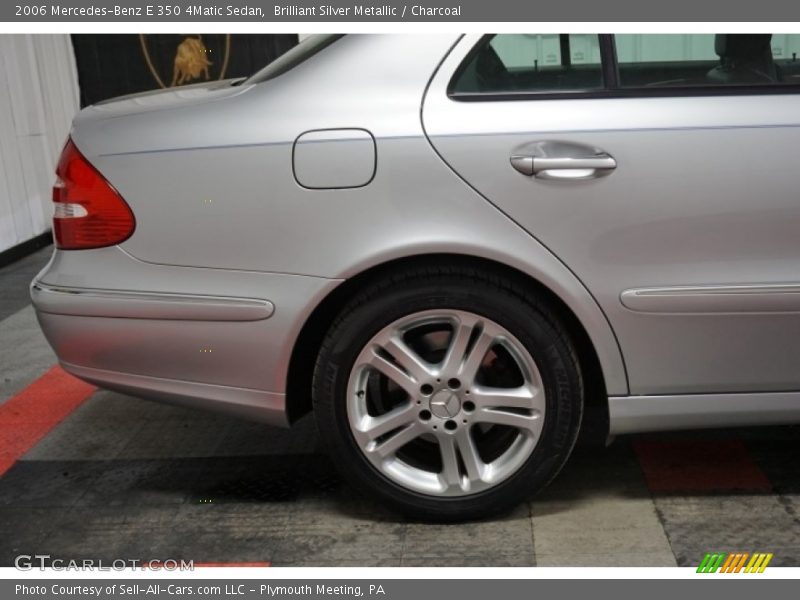Brilliant Silver Metallic / Charcoal 2006 Mercedes-Benz E 350 4Matic Sedan