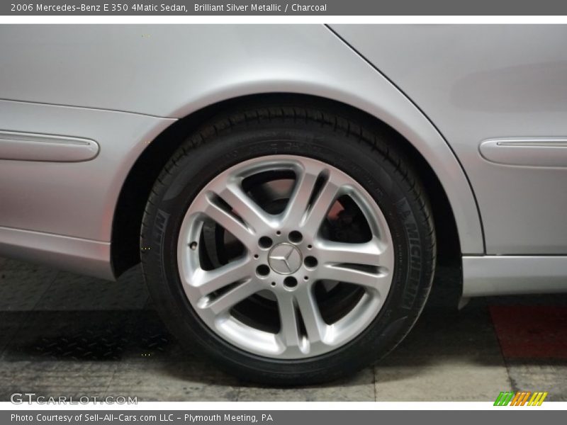 Brilliant Silver Metallic / Charcoal 2006 Mercedes-Benz E 350 4Matic Sedan