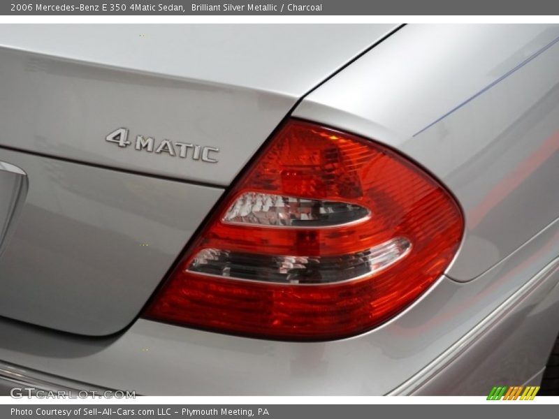Brilliant Silver Metallic / Charcoal 2006 Mercedes-Benz E 350 4Matic Sedan