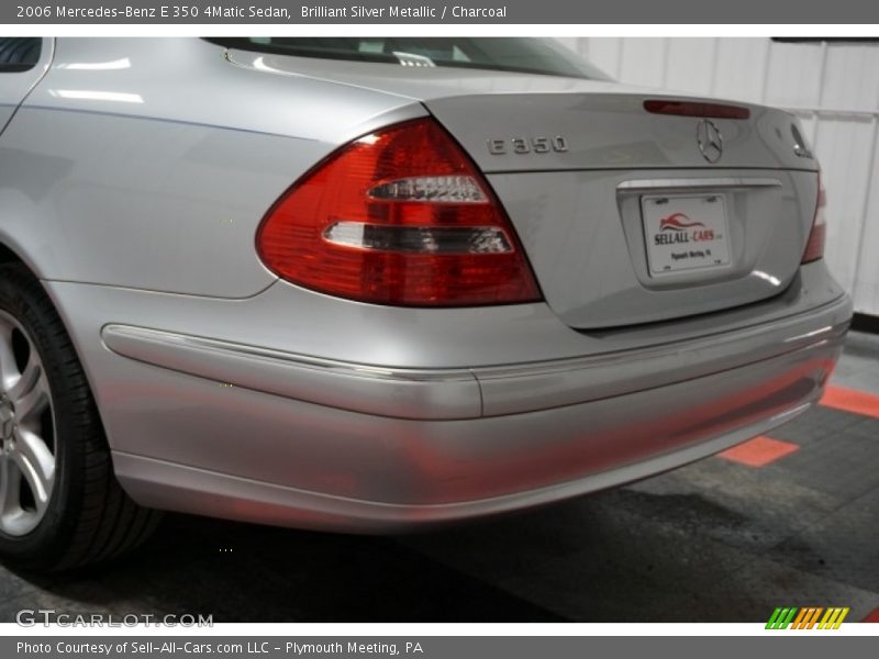 Brilliant Silver Metallic / Charcoal 2006 Mercedes-Benz E 350 4Matic Sedan