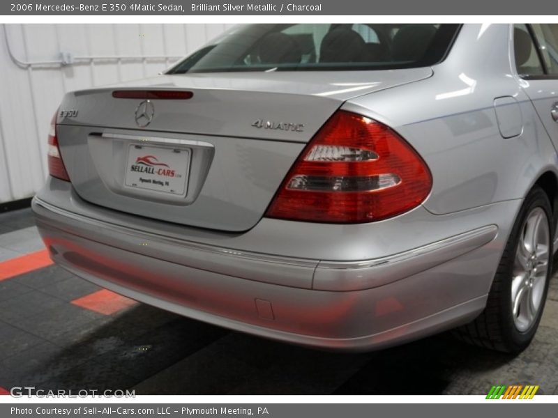 Brilliant Silver Metallic / Charcoal 2006 Mercedes-Benz E 350 4Matic Sedan