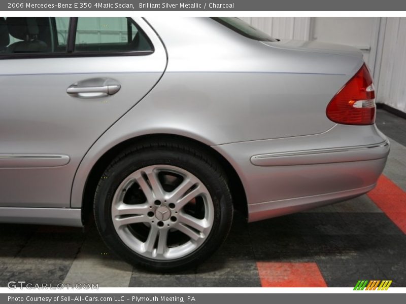 Brilliant Silver Metallic / Charcoal 2006 Mercedes-Benz E 350 4Matic Sedan