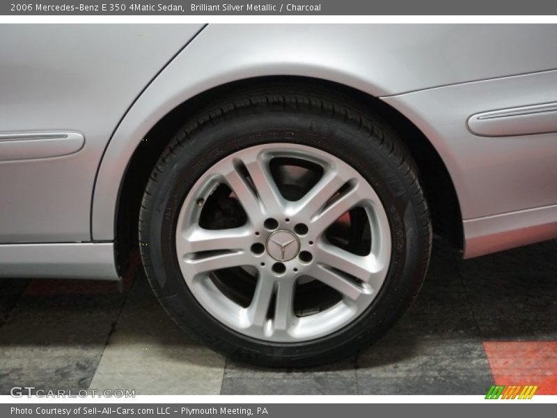 Brilliant Silver Metallic / Charcoal 2006 Mercedes-Benz E 350 4Matic Sedan