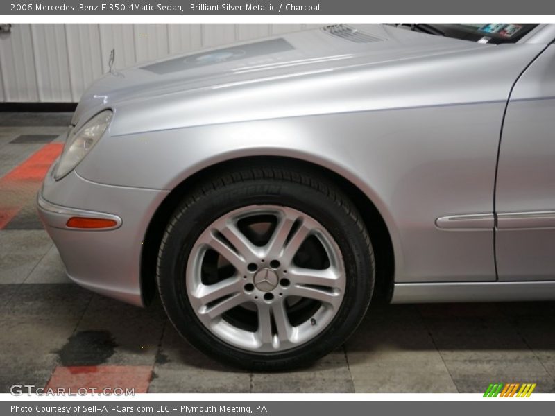 Brilliant Silver Metallic / Charcoal 2006 Mercedes-Benz E 350 4Matic Sedan
