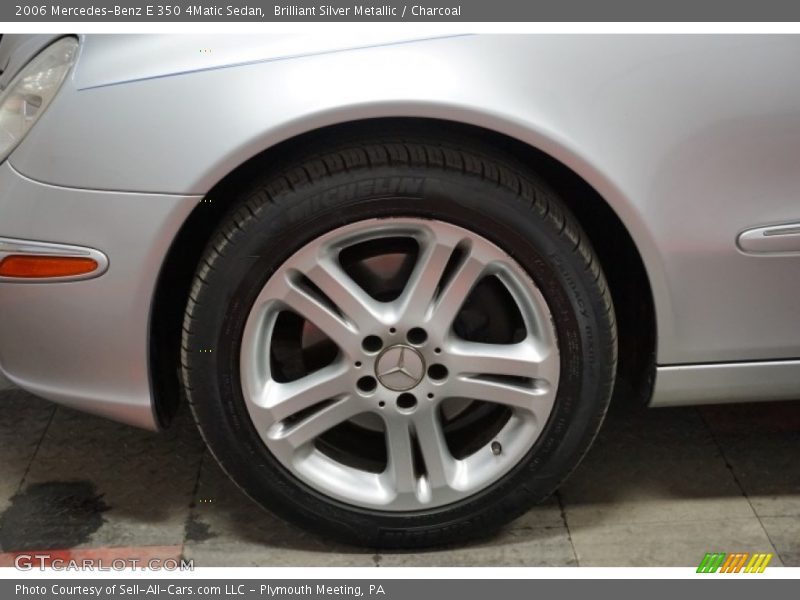 Brilliant Silver Metallic / Charcoal 2006 Mercedes-Benz E 350 4Matic Sedan