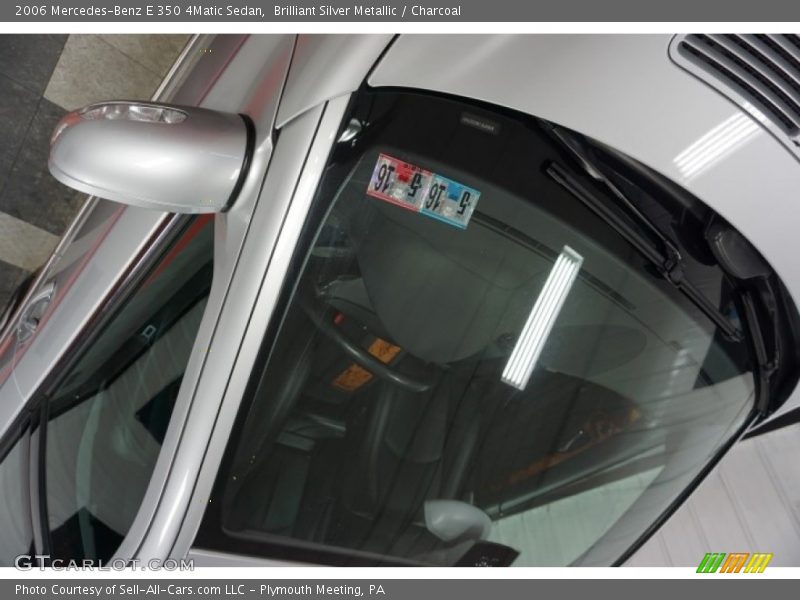 Brilliant Silver Metallic / Charcoal 2006 Mercedes-Benz E 350 4Matic Sedan