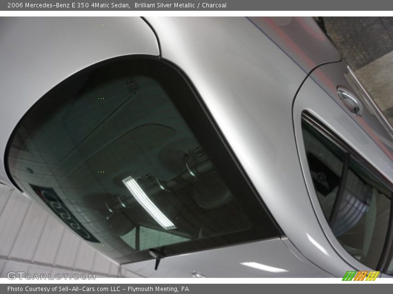 Brilliant Silver Metallic / Charcoal 2006 Mercedes-Benz E 350 4Matic Sedan