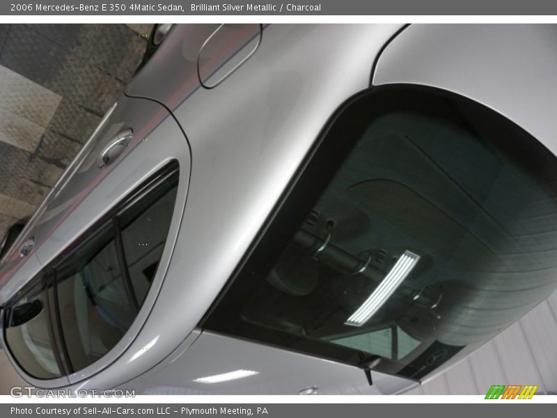 Brilliant Silver Metallic / Charcoal 2006 Mercedes-Benz E 350 4Matic Sedan