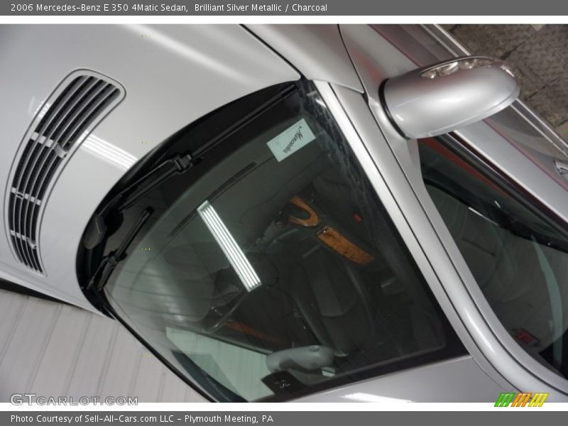 Brilliant Silver Metallic / Charcoal 2006 Mercedes-Benz E 350 4Matic Sedan