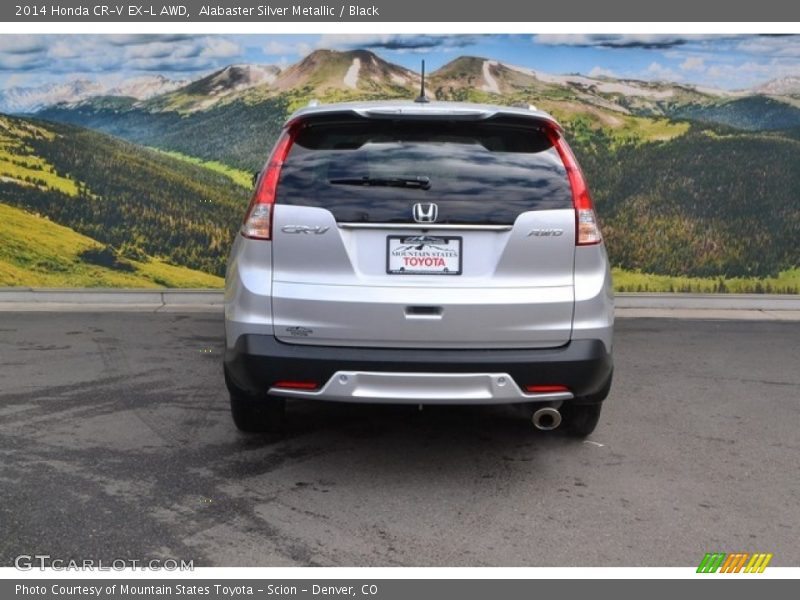 Alabaster Silver Metallic / Black 2014 Honda CR-V EX-L AWD