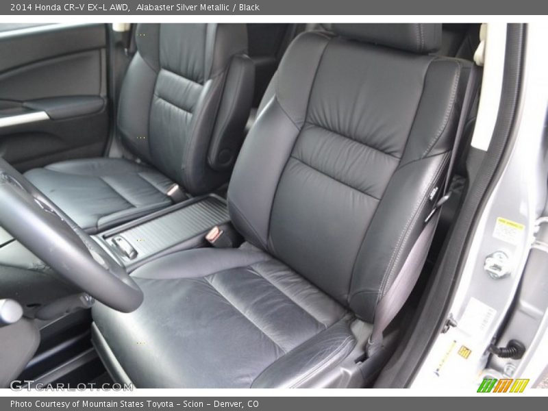 Alabaster Silver Metallic / Black 2014 Honda CR-V EX-L AWD