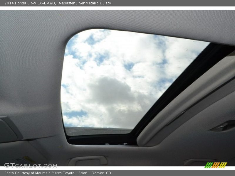 Alabaster Silver Metallic / Black 2014 Honda CR-V EX-L AWD