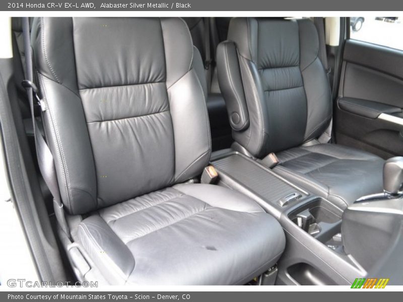 Alabaster Silver Metallic / Black 2014 Honda CR-V EX-L AWD