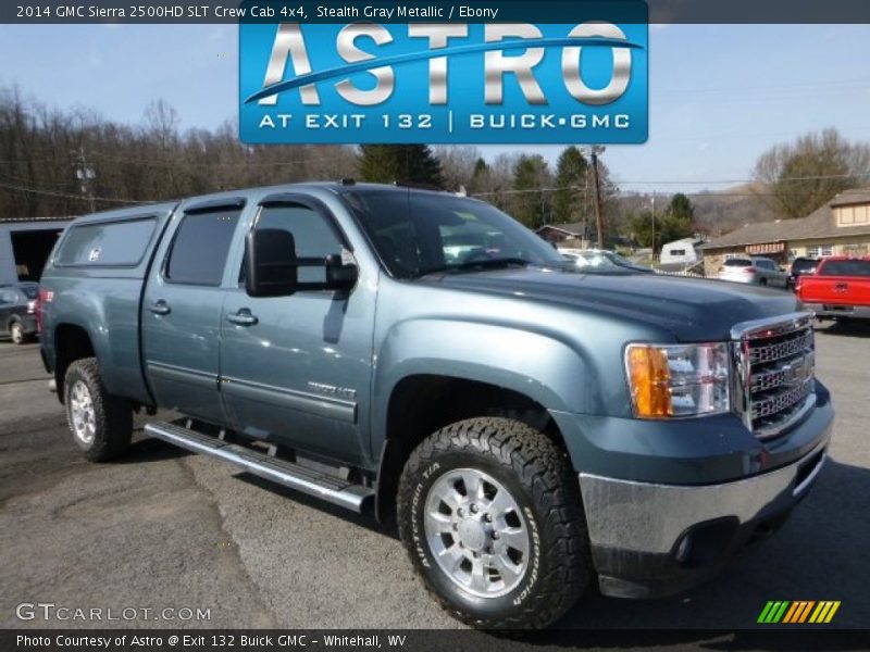 Stealth Gray Metallic / Ebony 2014 GMC Sierra 2500HD SLT Crew Cab 4x4