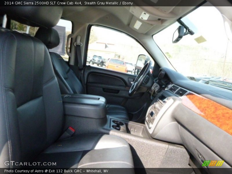 Stealth Gray Metallic / Ebony 2014 GMC Sierra 2500HD SLT Crew Cab 4x4