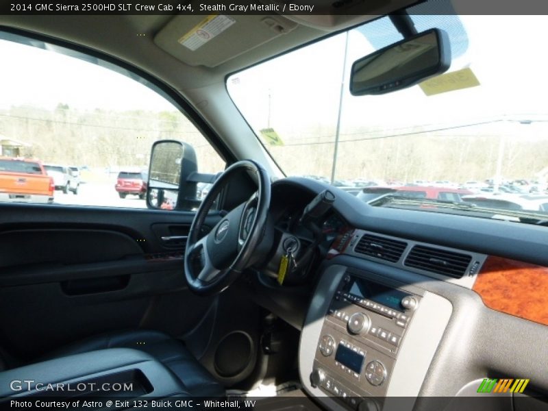 Stealth Gray Metallic / Ebony 2014 GMC Sierra 2500HD SLT Crew Cab 4x4