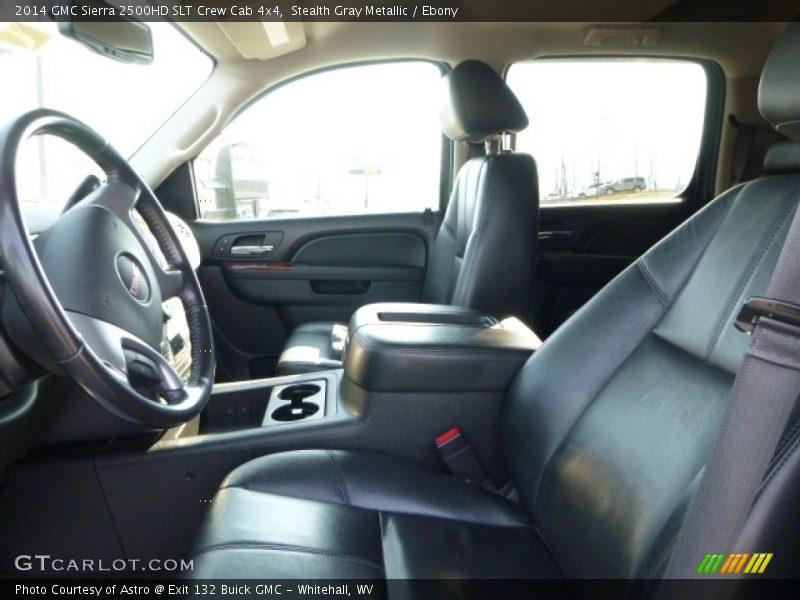 Stealth Gray Metallic / Ebony 2014 GMC Sierra 2500HD SLT Crew Cab 4x4