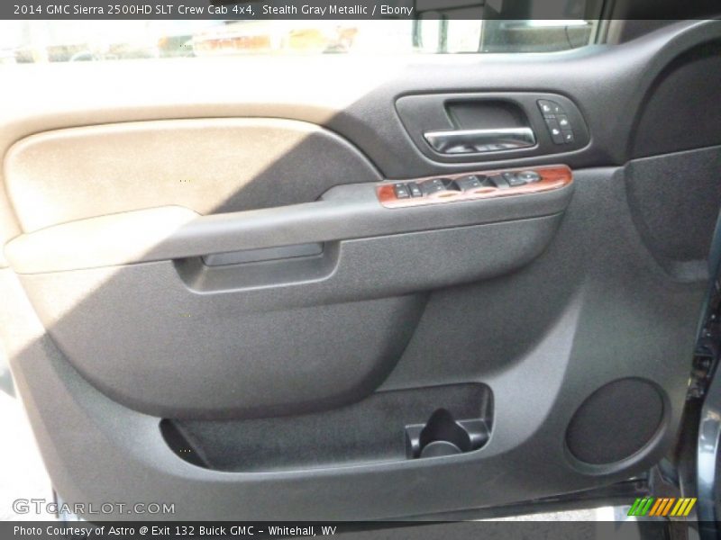 Stealth Gray Metallic / Ebony 2014 GMC Sierra 2500HD SLT Crew Cab 4x4