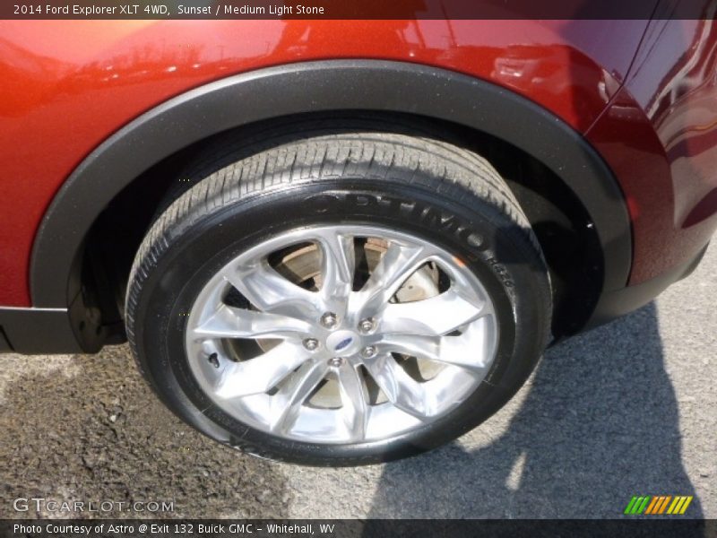 Sunset / Medium Light Stone 2014 Ford Explorer XLT 4WD
