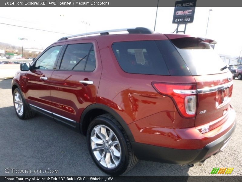 Sunset / Medium Light Stone 2014 Ford Explorer XLT 4WD