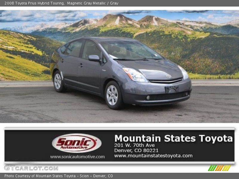 Magnetic Gray Metallic / Gray 2008 Toyota Prius Hybrid Touring