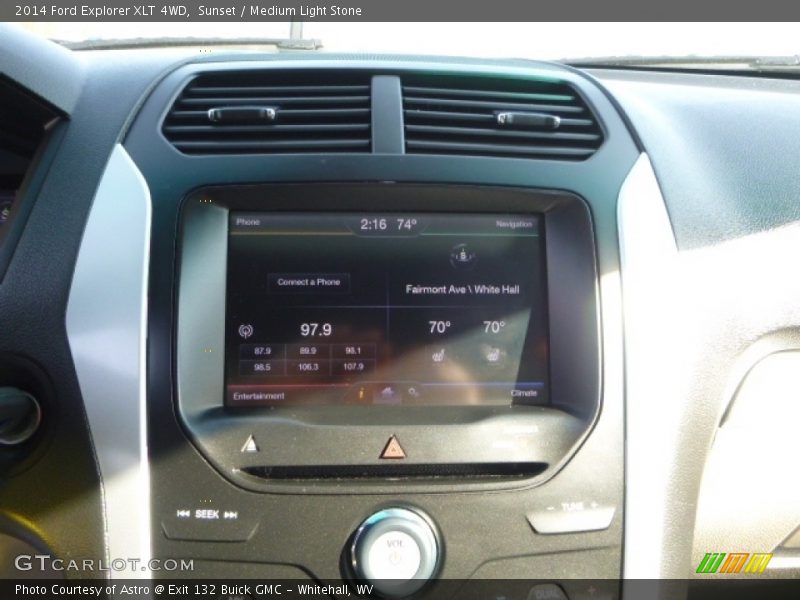 Sunset / Medium Light Stone 2014 Ford Explorer XLT 4WD