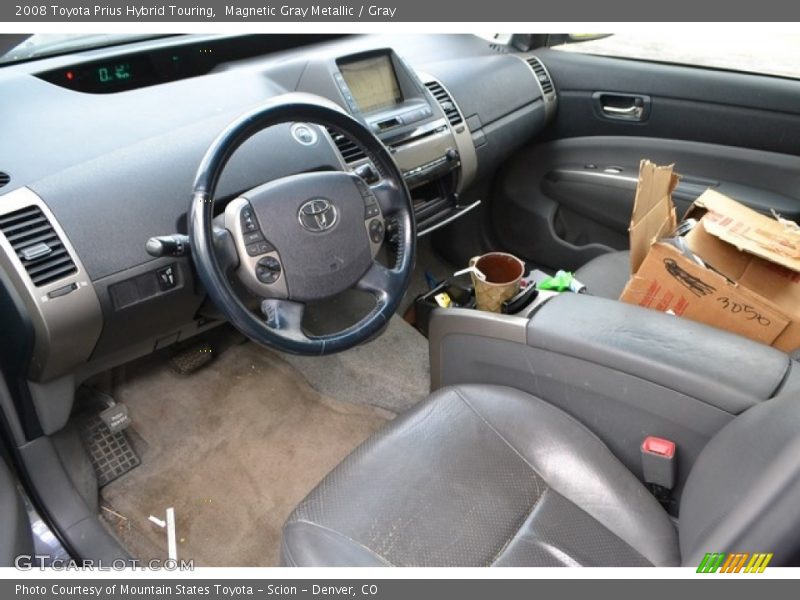 Magnetic Gray Metallic / Gray 2008 Toyota Prius Hybrid Touring