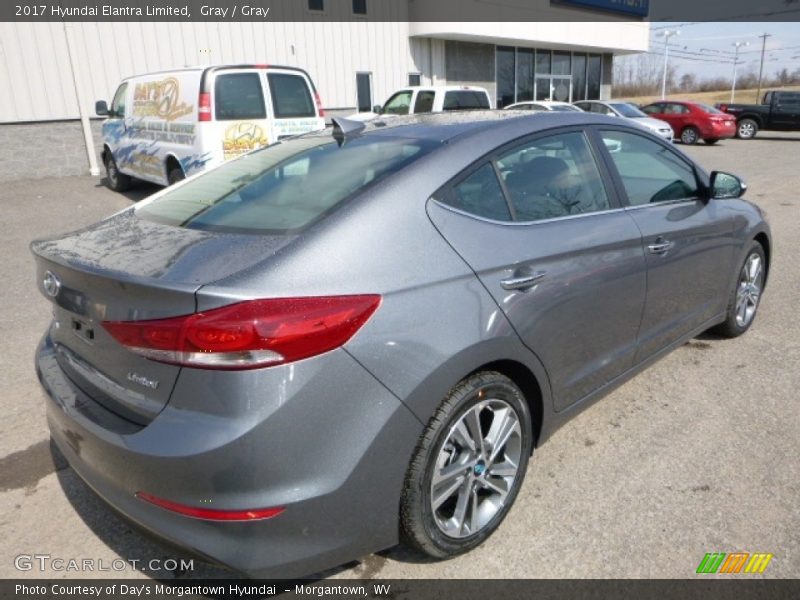 Gray / Gray 2017 Hyundai Elantra Limited