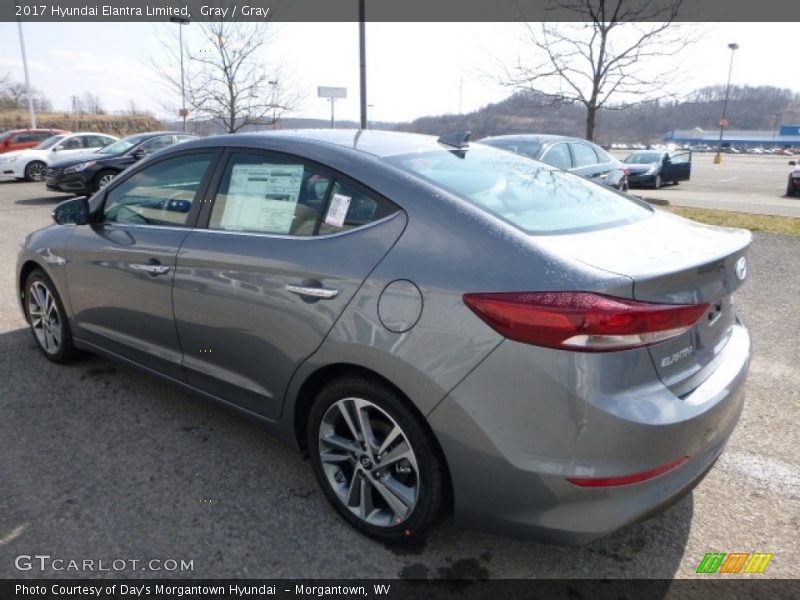 Gray / Gray 2017 Hyundai Elantra Limited