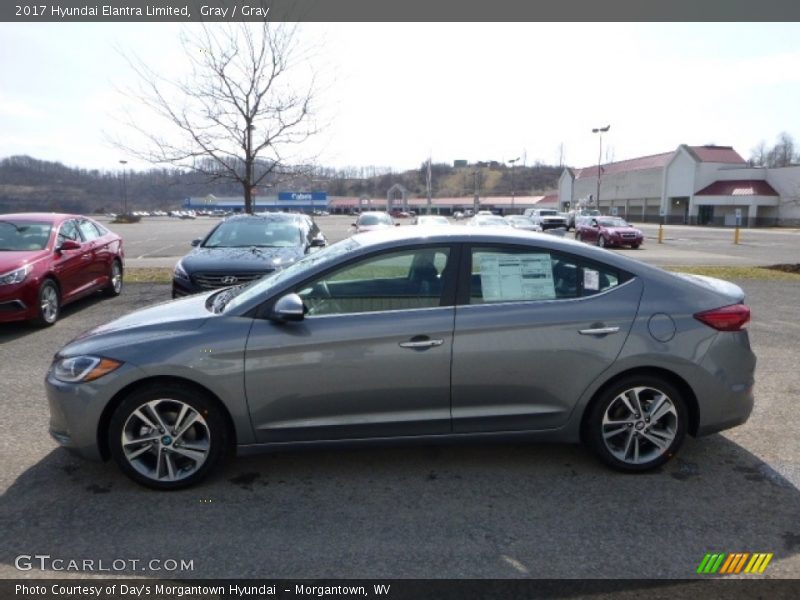 Gray / Gray 2017 Hyundai Elantra Limited