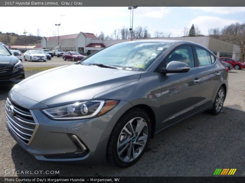 Gray / Gray 2017 Hyundai Elantra Limited