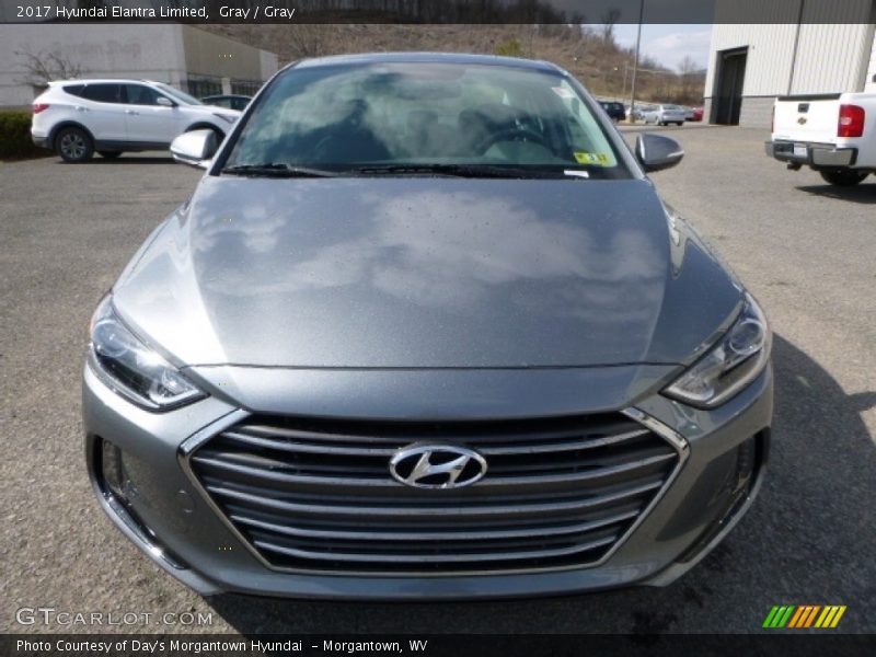 Gray / Gray 2017 Hyundai Elantra Limited