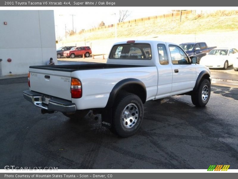 Super White / Oak Beige 2001 Toyota Tacoma V6 Xtracab 4x4
