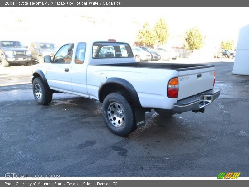 Super White / Oak Beige 2001 Toyota Tacoma V6 Xtracab 4x4