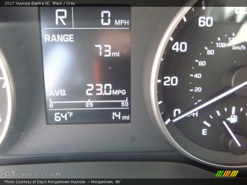 Black / Gray 2017 Hyundai Elantra SE