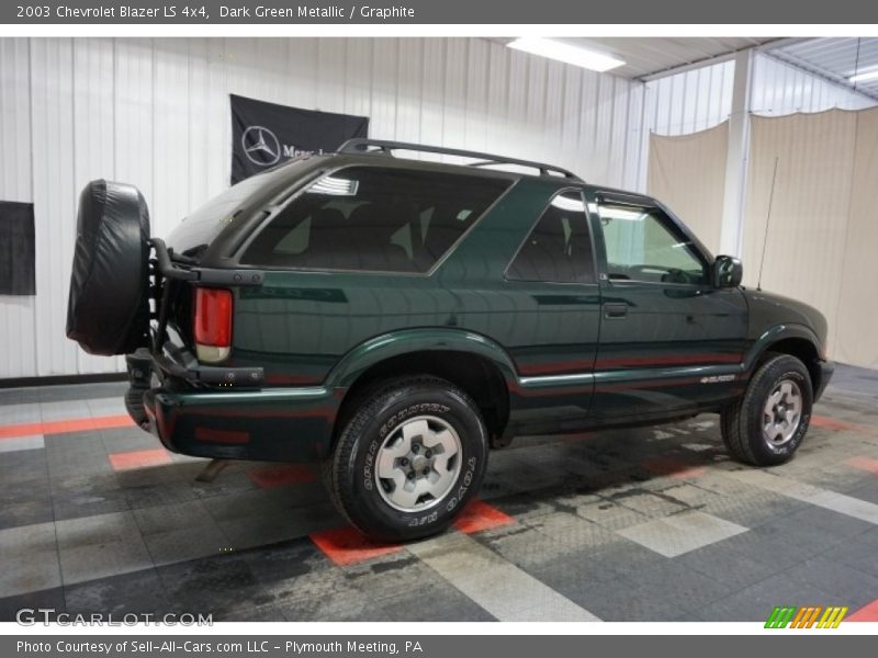 Dark Green Metallic / Graphite 2003 Chevrolet Blazer LS 4x4