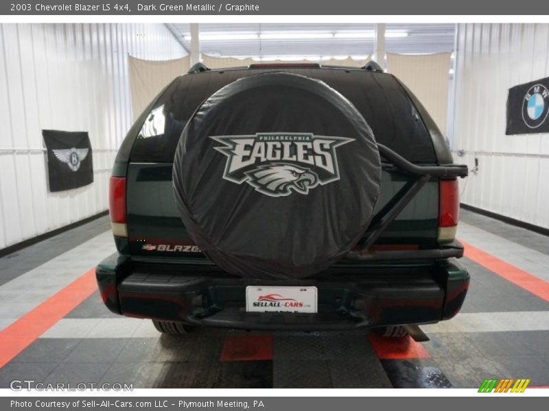 Dark Green Metallic / Graphite 2003 Chevrolet Blazer LS 4x4