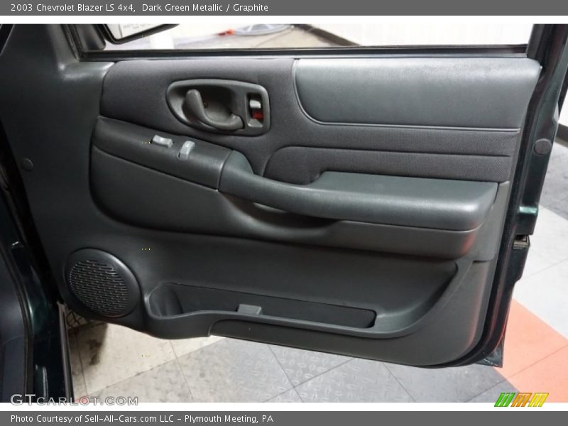 Dark Green Metallic / Graphite 2003 Chevrolet Blazer LS 4x4