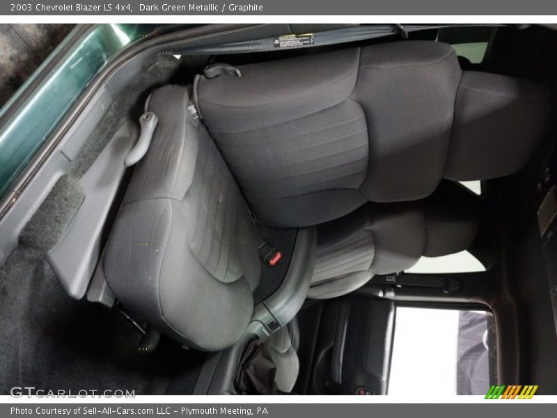 Dark Green Metallic / Graphite 2003 Chevrolet Blazer LS 4x4