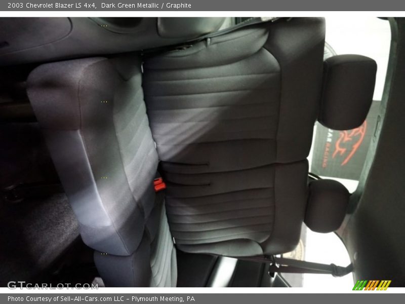 Dark Green Metallic / Graphite 2003 Chevrolet Blazer LS 4x4