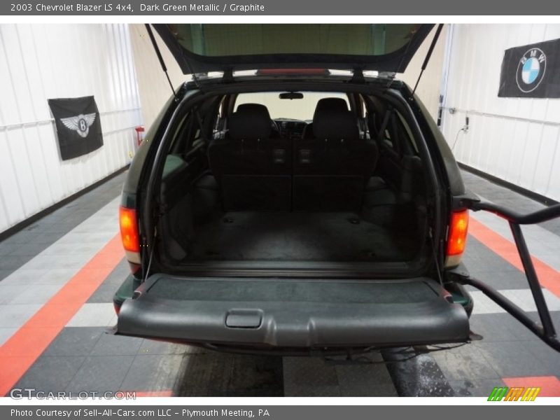 Dark Green Metallic / Graphite 2003 Chevrolet Blazer LS 4x4