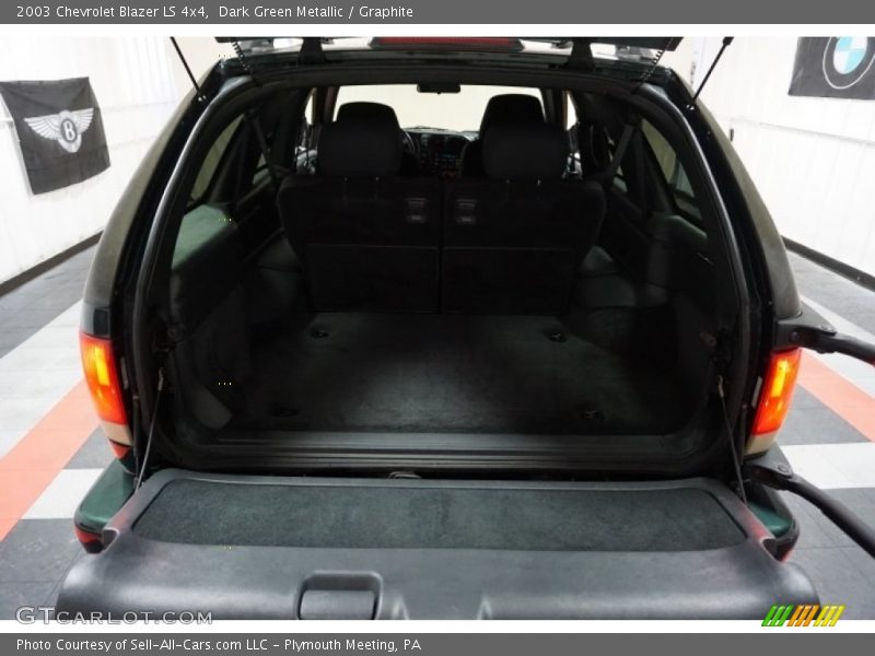 Dark Green Metallic / Graphite 2003 Chevrolet Blazer LS 4x4