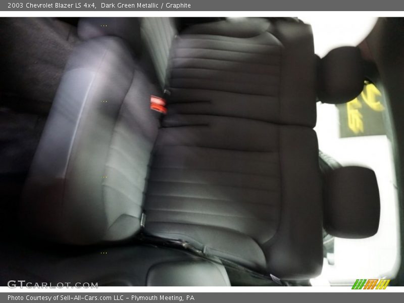 Dark Green Metallic / Graphite 2003 Chevrolet Blazer LS 4x4