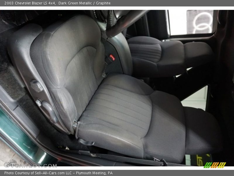 Dark Green Metallic / Graphite 2003 Chevrolet Blazer LS 4x4