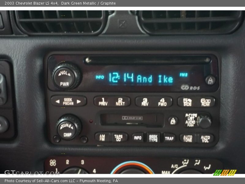 Dark Green Metallic / Graphite 2003 Chevrolet Blazer LS 4x4