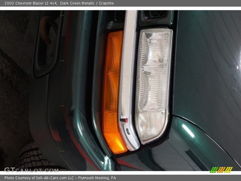 Dark Green Metallic / Graphite 2003 Chevrolet Blazer LS 4x4