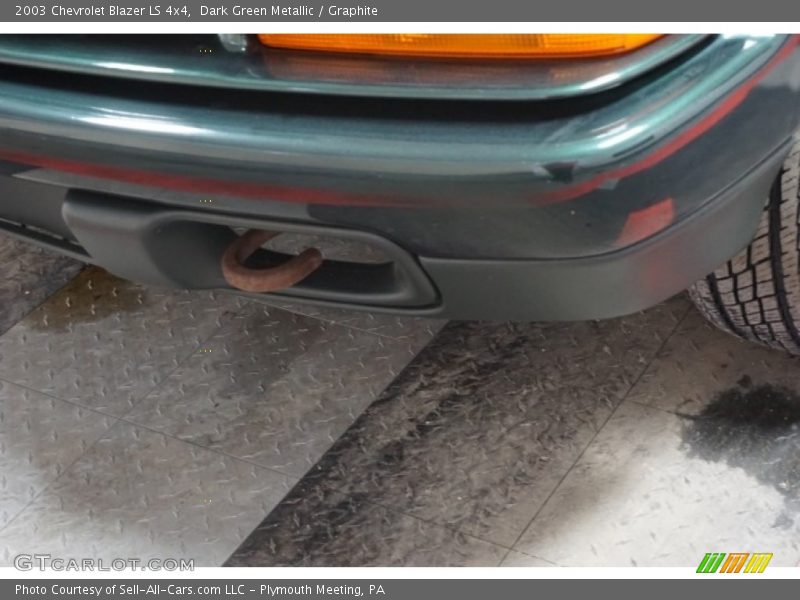 Dark Green Metallic / Graphite 2003 Chevrolet Blazer LS 4x4